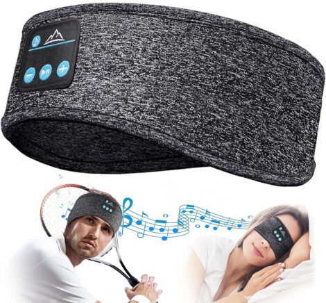 Dad’s Personalized Sleep Headphones – Bluetooth Band with HD Speakers, Soft Wireless Gifts