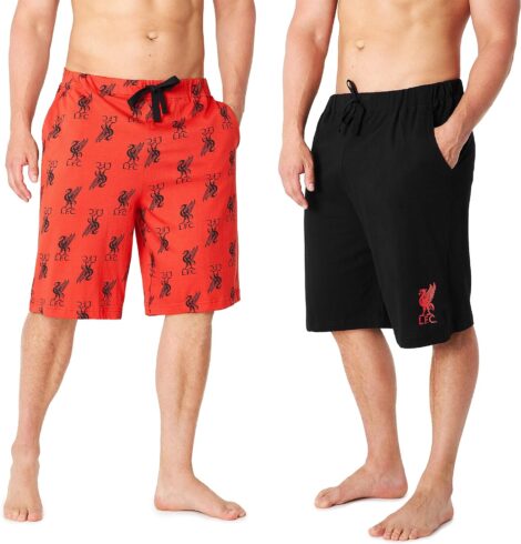 Official Liverpool FC Mens Shorts – Ideal Gifts for Men and Teens, Genuine Club Merchandise.