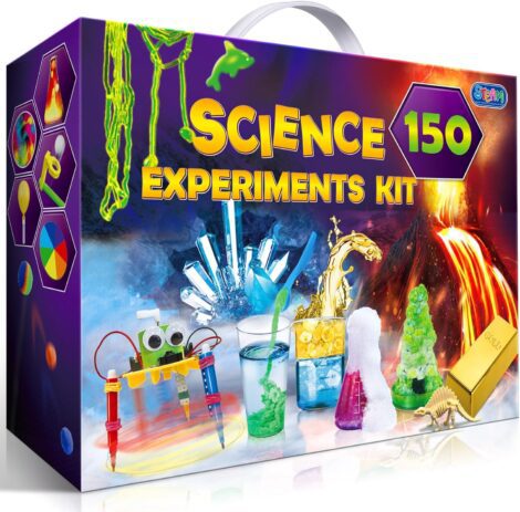 STEM Science Kit with 150 Experiments for Ages 6-14, Best Gift for Boys and Girls