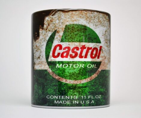 Castrol Mug: Perfect Gift for Motorcycle or Car Mechanics, 10 oz Capacity