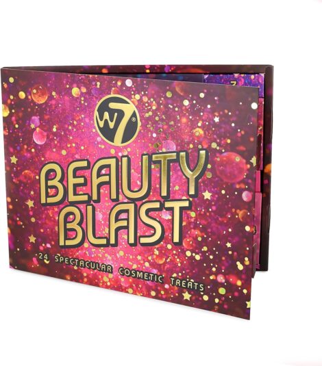 W7 Beauty Blast Advent Calendar 2023-24: Makeup & Cosmetic Surprises for Cruelty-Free Holiday Gifting.