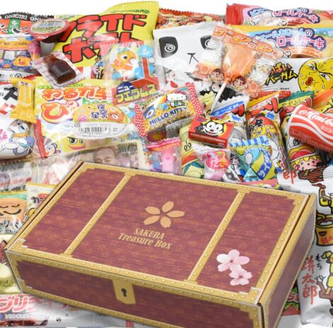 LL FIERTE 40 Japanese Sweets & Candy box: Assorted Candy Gift Bag – Authentic Japanese Treats