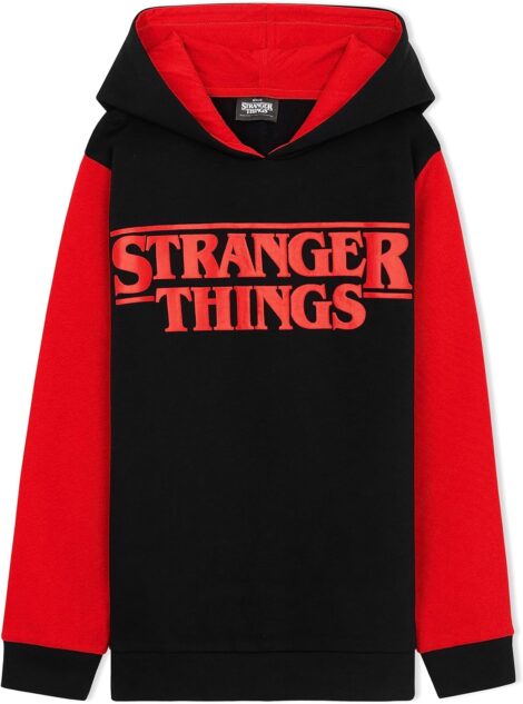 Stranger Things Kids and Teens Hoodie – Boys and Girls Soft Breathable Pullover 9-15 Years – Official Merchandise.