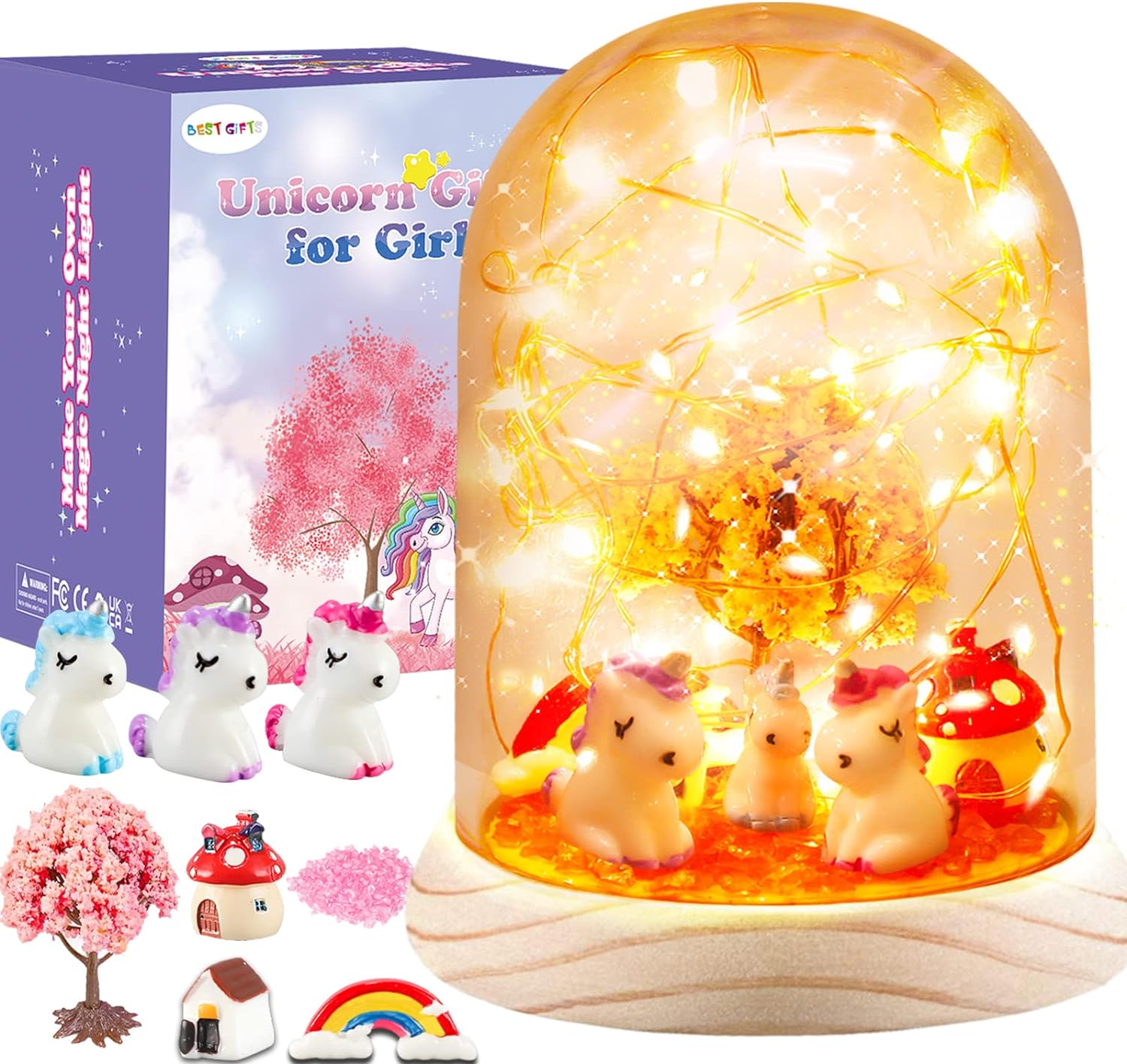 Unicorn Gifts for Girls Age 3-9, Art and Craft Kits for Kids Age 3-9, Gifts for Girls Age 3-9, Unicorn Girls Toys 3-7 Year Old Girls, Girls Birthday Presents for Age 3-9, Christmas Gifts Girls Age 3-9