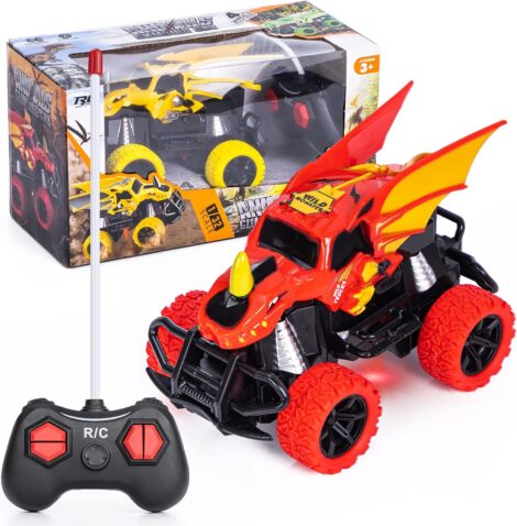 Mini Dino RC Cars: Perfect Gifts for Boys 3-6 Yrs, with Remote Control, Indoor/Outdoor Fun