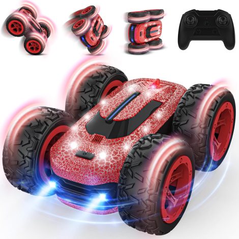 Allaugh RC Car Toy – 2.4G Stunt Crawler 4WD Racing Radio Car, Fun Xmas Gift for Kids/Teens.