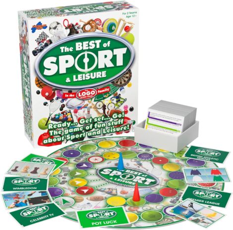 Drumond Park LOGO Sports Board Game – Fun for Adults and Families, 12+, Multicoloured.