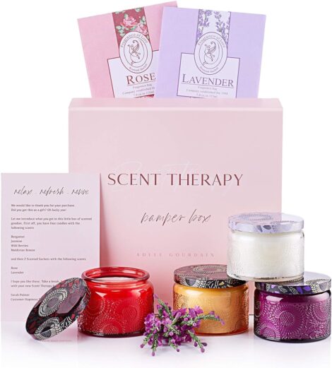 Women’s Candle Gift Set – Perfect for Birthdays, Mothers, Best Friends, Anniversaries, or Retirement.