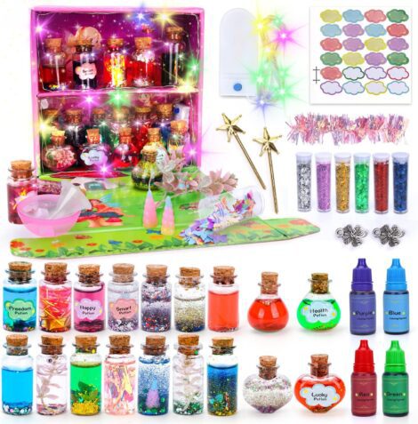 Arts and craft kits for 6-11 year old girls – Fairy craft set for birthday parties.