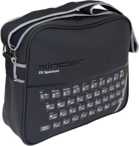 Retro Sinclair ZX Spectrum Bag – 80s gaming gift for gamers, perfect for him/her.