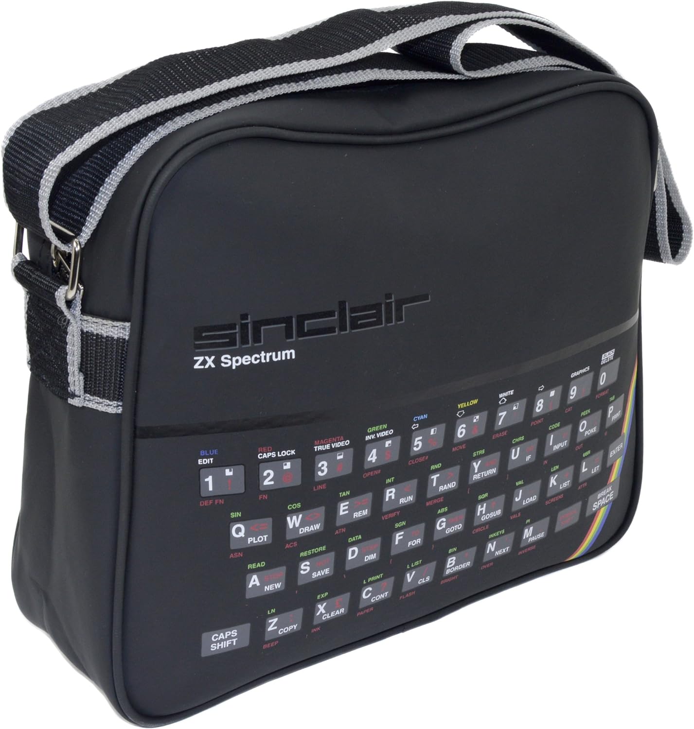 Spectrum bag - cool retro Sinclair ZX Spectrum Bag. 80s gaming gamer Gift For Him her