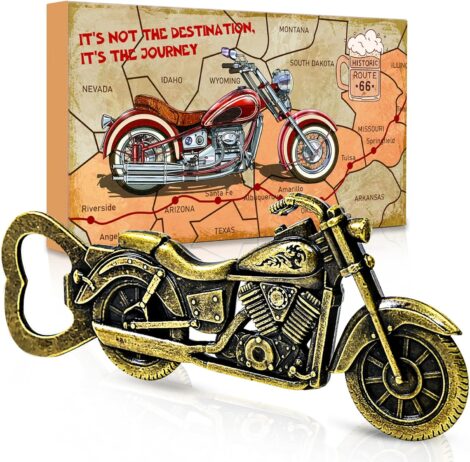 Motorbike-themed Christmas presents for men, ideal for dads, brothers, and grandads. Perfect as small holiday tokens.