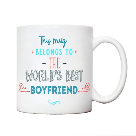 Romantic Best Boyfriend Mug – Perfect Gift for Him on Special Occasions or Just Because.