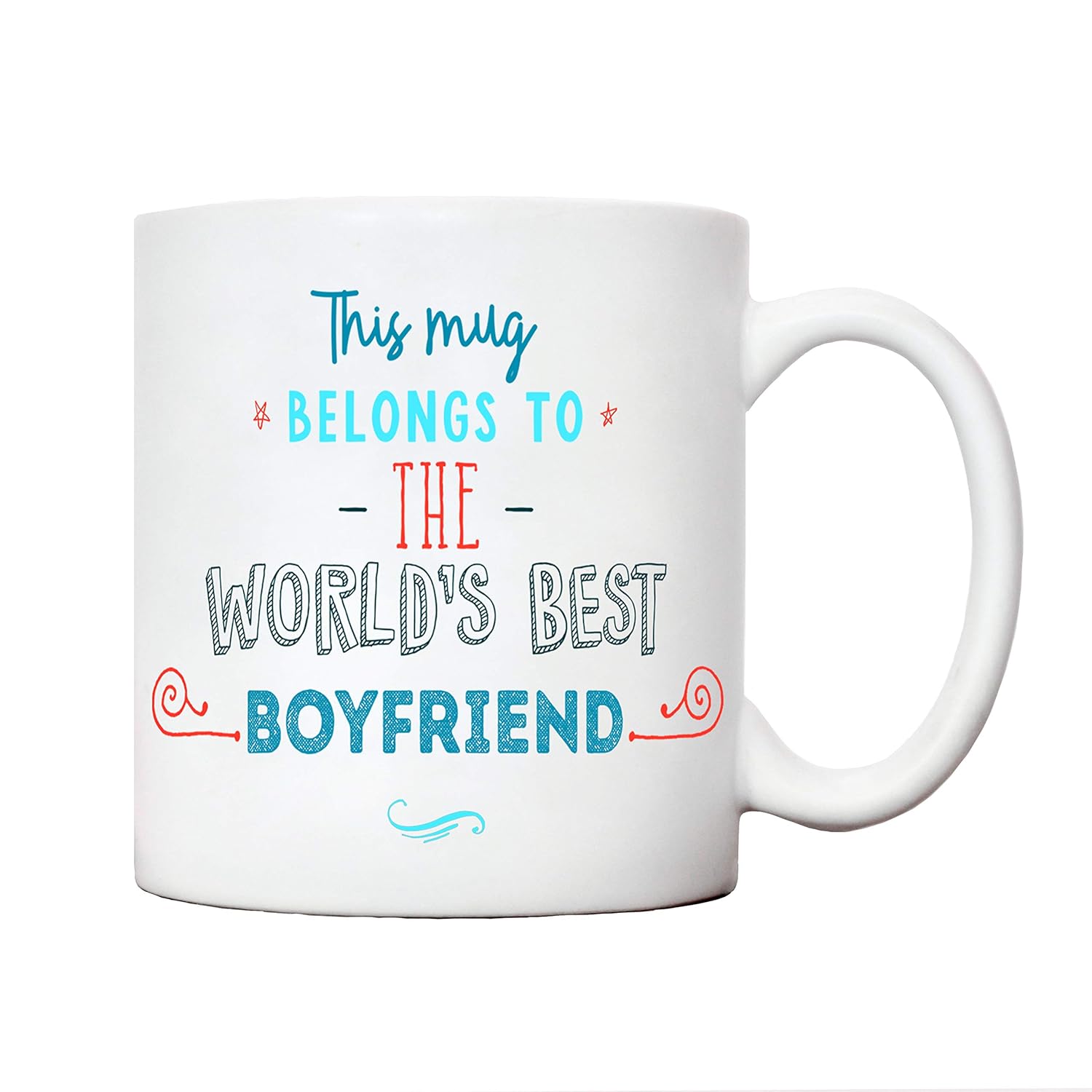 Best Boyfriend mug | romantic gift ideas for him partner spouse fiancée | mugs for men man presents from girlfriend | thank you | birthday Christmas valentines day