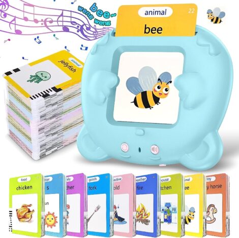 Felly Flash Cards: Interactive Learning Toys for Toddlers, Ages 1-5, Montessori Reading Machine