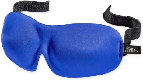 Bucky Eye Mask for Travel & Sleep, Sailor Blue, One Size (Pack of 1)