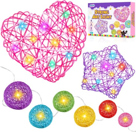 CGBOOM Craft Kits: Upgraded 3D String Art for Kids, More Balloons and Strings. Perfect Gifts for Teens.