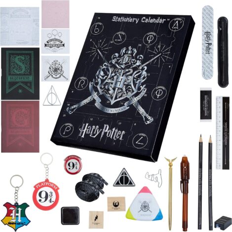 HP Advent Calendar 2023, Hogwarts Stationery Countdown, HP Gift Set