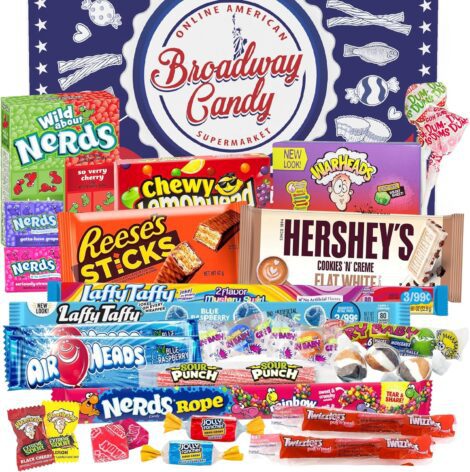 Broadway Candy Sweet Box: American Sweets Hamper for Kids & Adults – Ideal for Celebrations