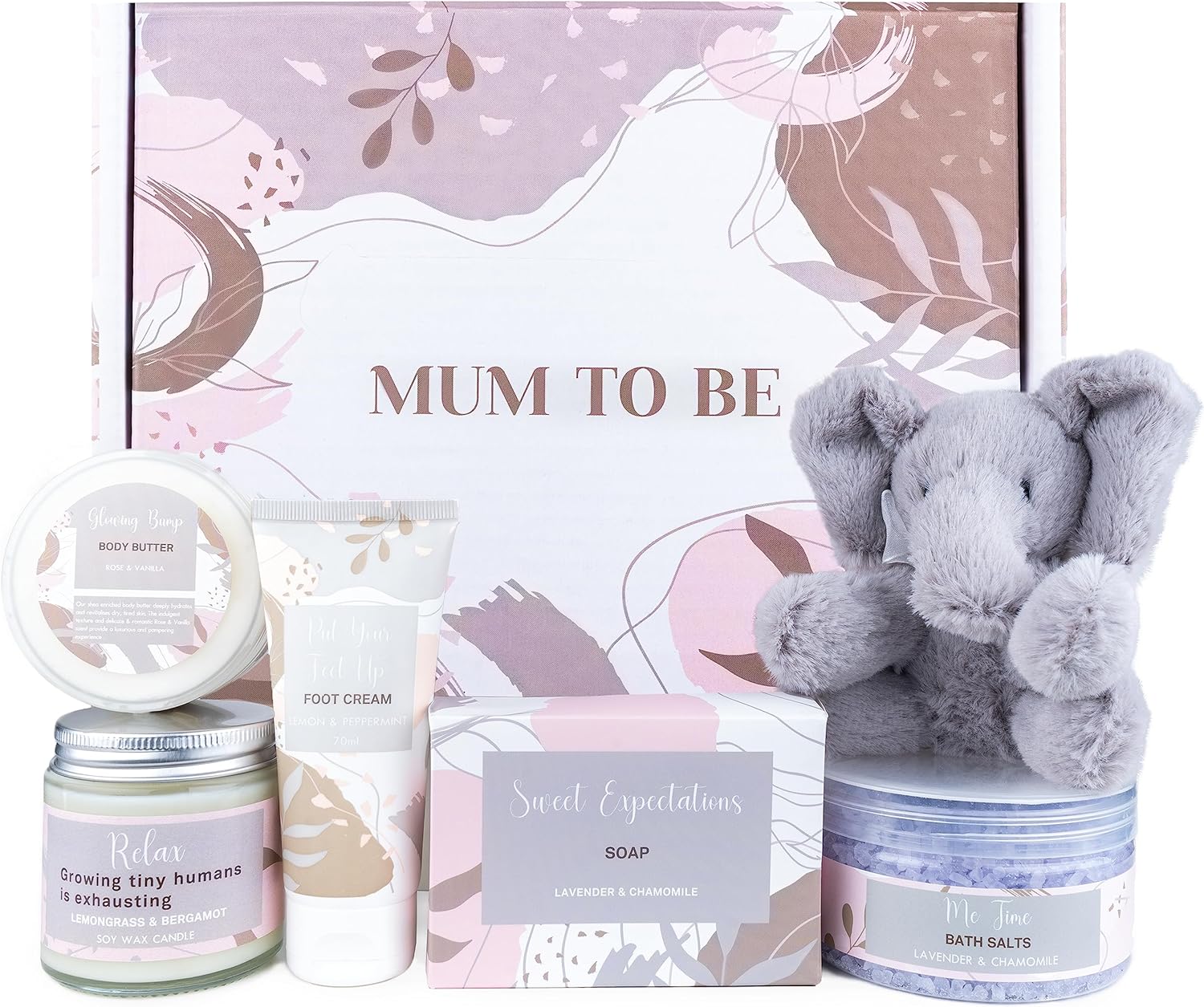 Pamper Hamper Gifts for Mums to Be - Relaxing Self Care Baby Shower Present for New Mum - Pamper Hamper Set - Blissful Spa Experience - Ultimate Beauty Hamper for Mummy and Baby