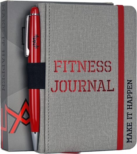MaLetics A6 Fitness Journal – Achieve 15 Goals, Track 93 Workouts, Log Progress & Personal Records