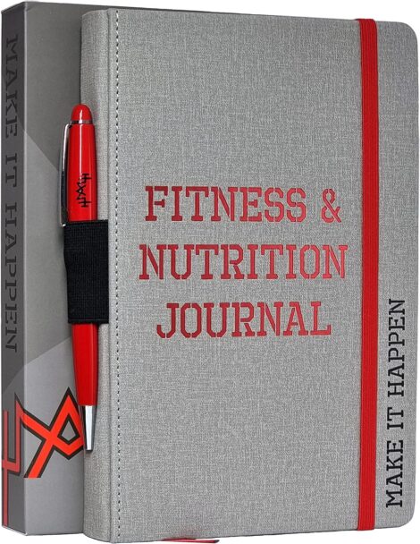A5 Fitness Journal Planner – Track Goals, Workouts, Calories & Personal Records.