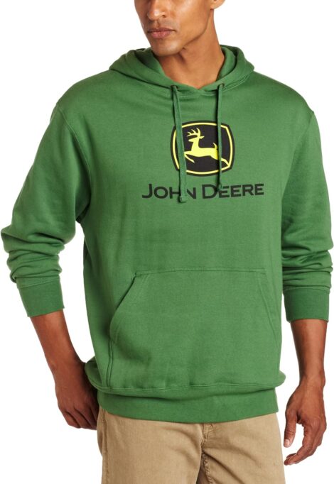 John Deere NCAA Men’s Logo Hoodie Fleece.