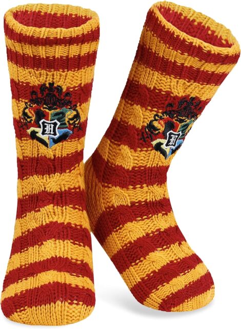 Artesenia Cerda Harry Potter Slipper Socks: Cozy, non-slip, fleece-lined gift for women and teens.