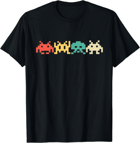 80s Retro Arcade Video Game T-Shirt