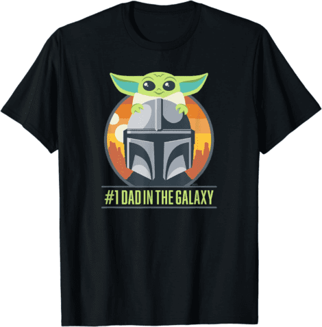 The Mandalorian and Grogu #1 Dad Tee, inspired by Star Wars.