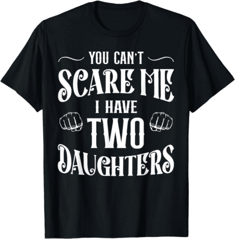 Funny Dad Shirt: Unfazed by Daughters – Retro T-Shirt with a Twist