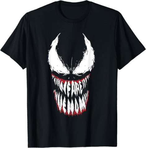 Venom Face Logo Grin Tee