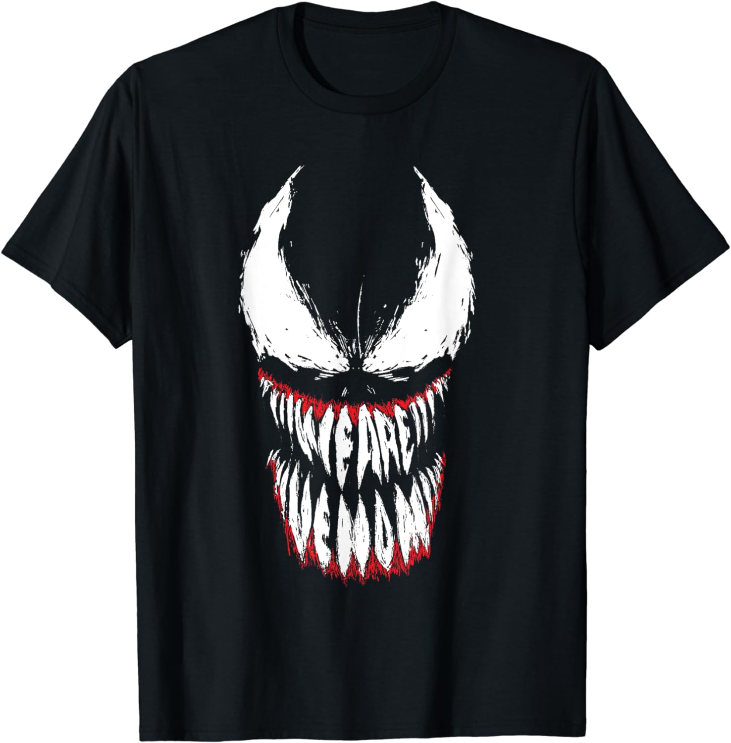 Marvel Venom Face Logo Grin T-Shirt T-Shirt