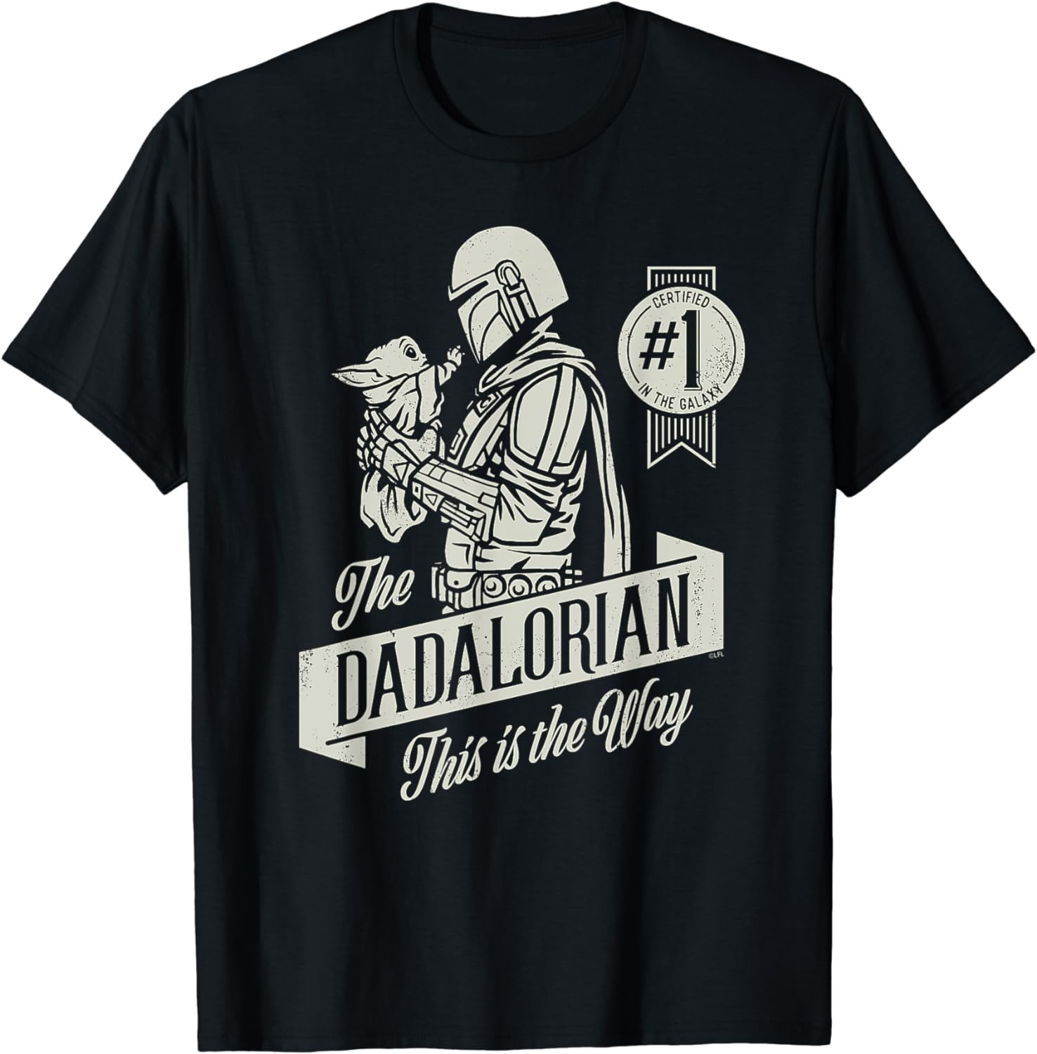 Star Wars The Mandalorian and Grogu Dadalorian Father’s Day T-Shirt