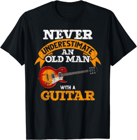 Guitarist Retirement T-Shirt for Retired Musicians