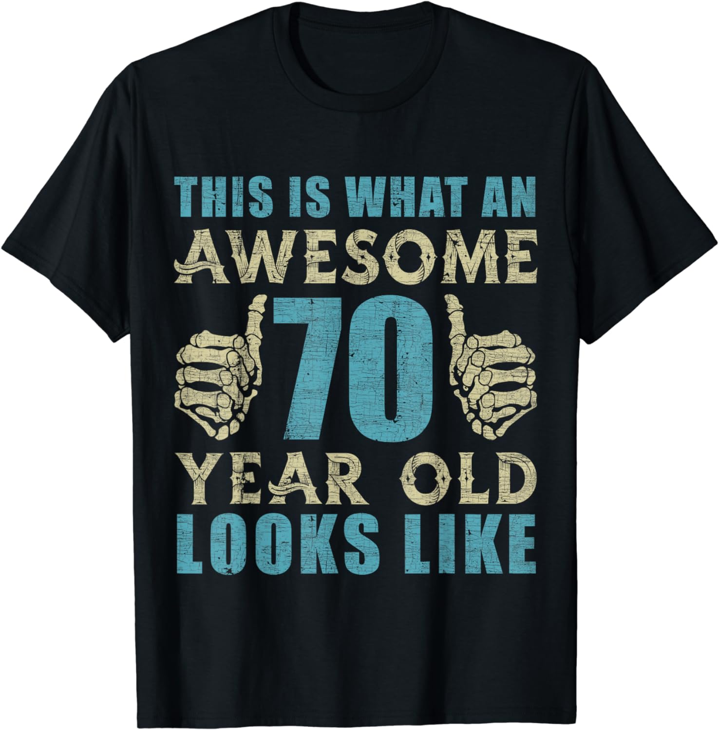 Vintage 1951 Womens Mens 70th Birthday Gift For 70 Year Old T-Shirt