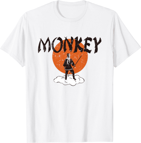 Retro 80’s Monkey Magic T-Shirt – A Classic Cult Hit!