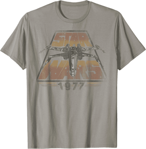 Vintage Star Wars X-Wing 1977 Graphic Tee.