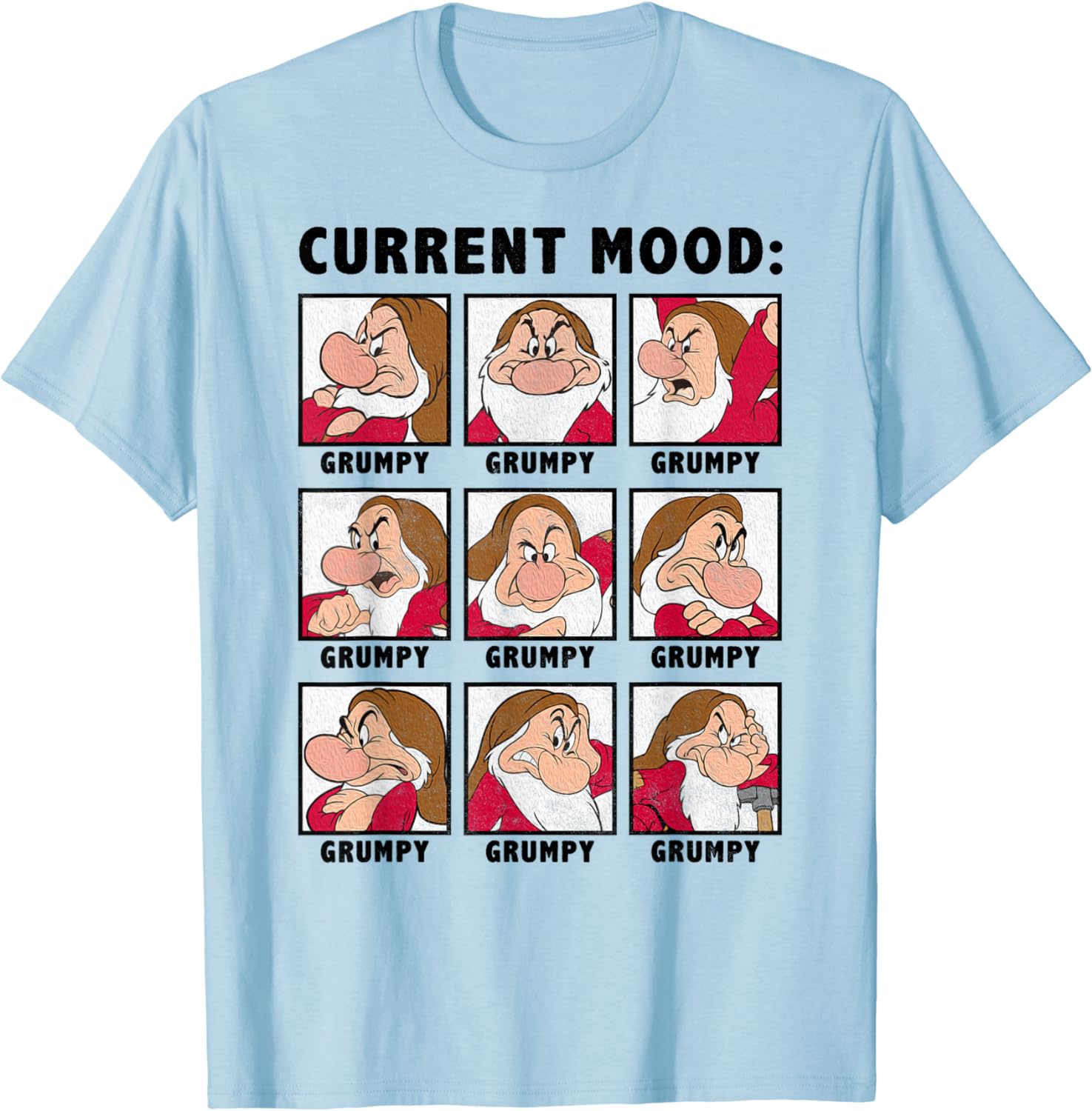 Disney Snow White Current Mood Always Grumpy Graphic T-Shirt T-Shirt